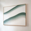 tableau art texturé vagues